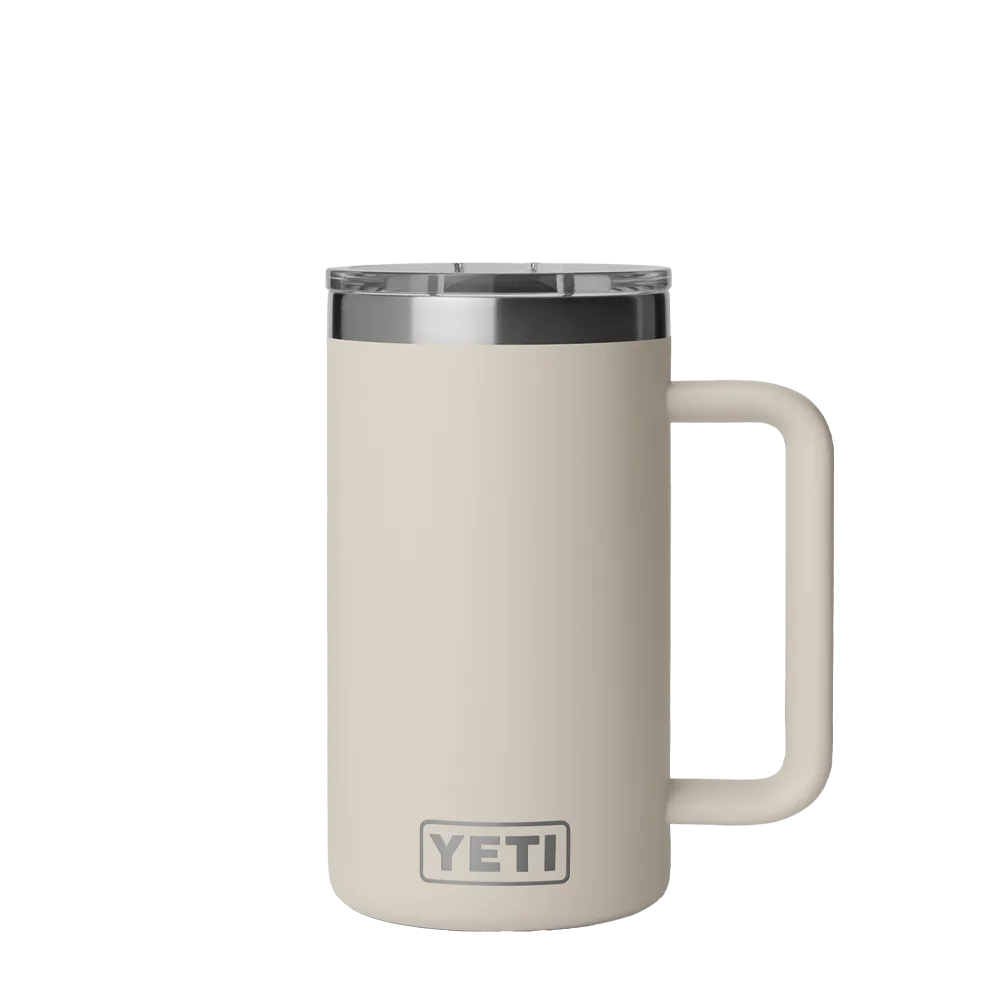 YETI Rambler Mug with DuraSip Ceramic Liner 24 oz Cape Taupe 