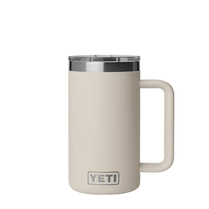 YETI Rambler Mug with DuraSip Ceramic Liner 24 oz Cape Taupe 