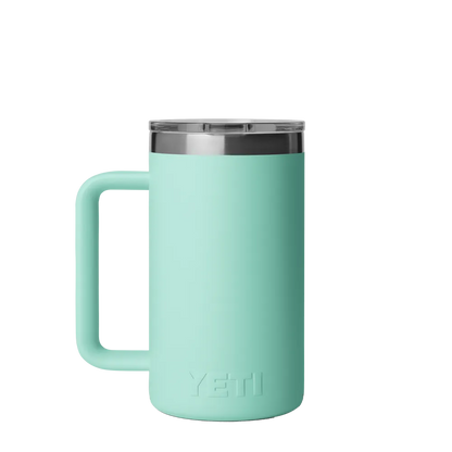 YETI Rambler Mug with DuraSip Ceramic Liner 24 oz Seafoam 