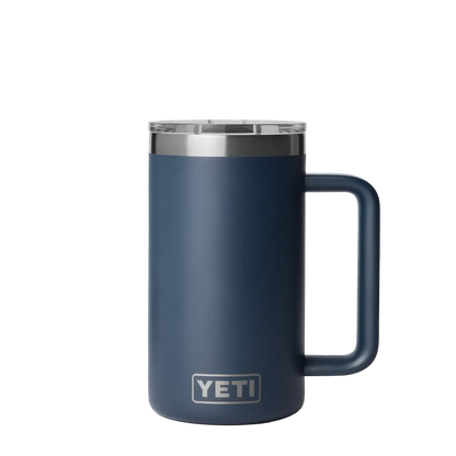 YETI Rambler Mug with DuraSip Ceramic Liner 24 oz Navy 