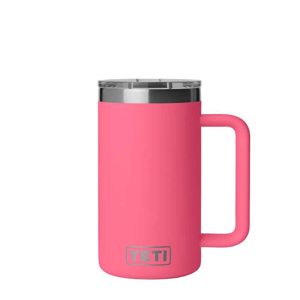 YETI Rambler Mug with DuraSip Ceramic Liner 24 oz Tropical Pink 