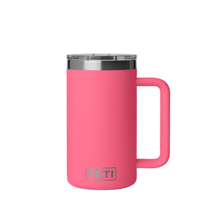 YETI Rambler Mug with DuraSip Ceramic Liner 24 oz Tropical Pink 