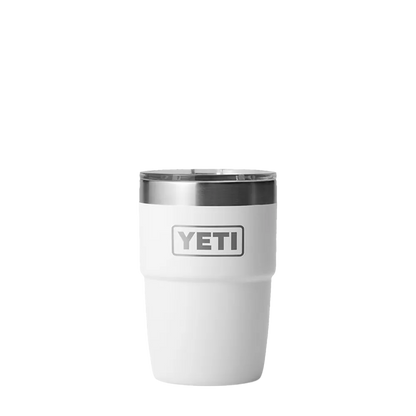 YETI Rambler® Stackable Cup with DuraSip™ Ceramic Lining 8 oz White 