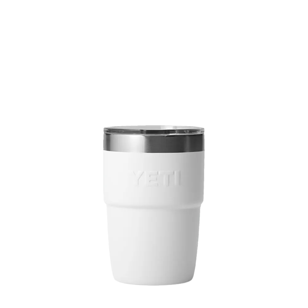 YETI Rambler® Stackable Cup with DuraSip™ Ceramic Lining 8 oz White 