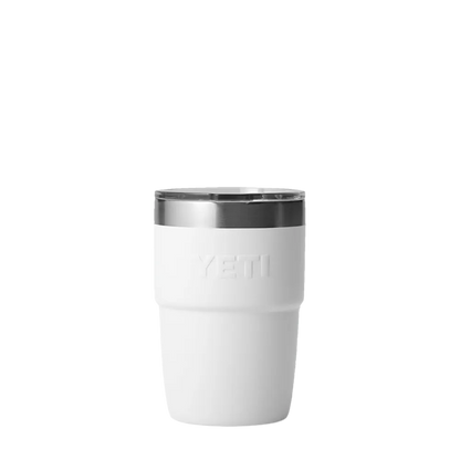 YETI Rambler® Stackable Cup with DuraSip™ Ceramic Lining 8 oz White 
