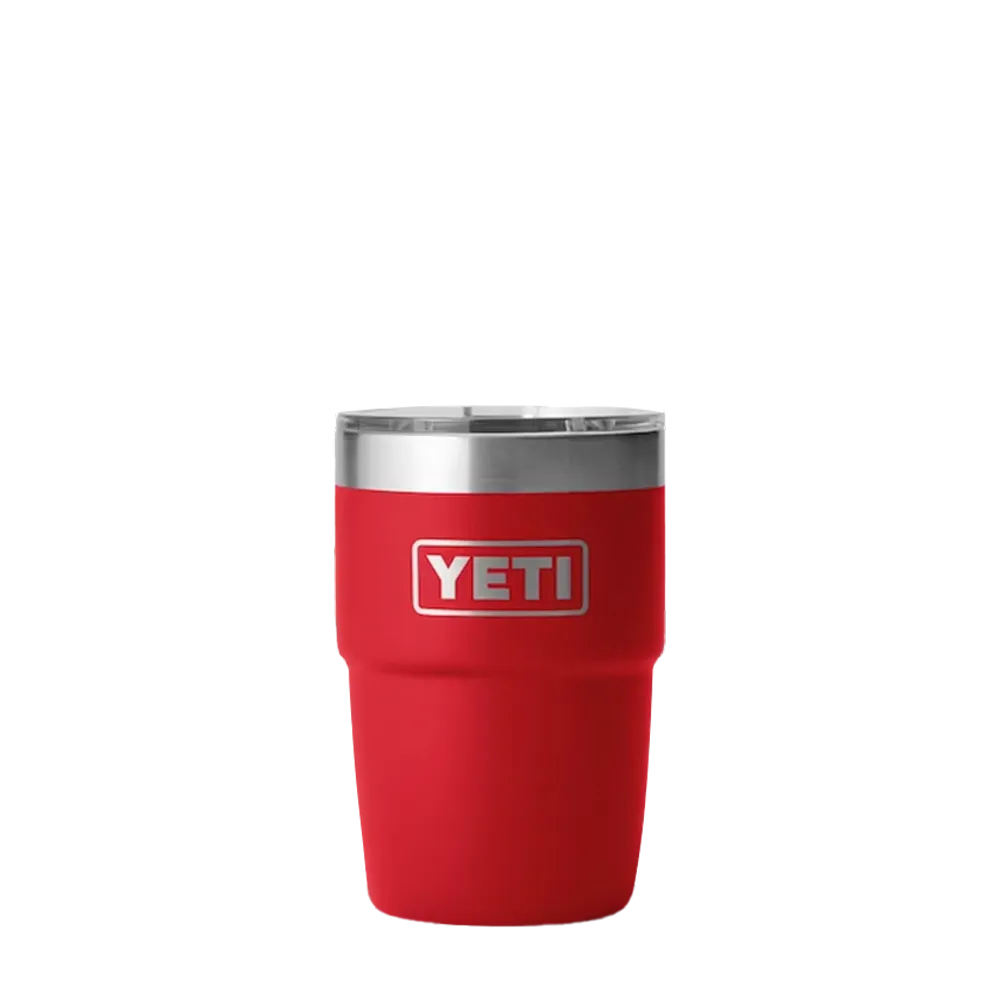 YETI Rambler® Stackable Cup with DuraSip™ Ceramic Lining 8 oz Rescue Red 
