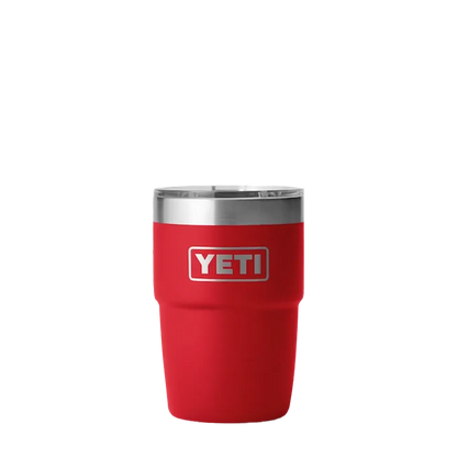 YETI Rambler® Stackable Cup with DuraSip™ Ceramic Lining 8 oz Rescue Red 