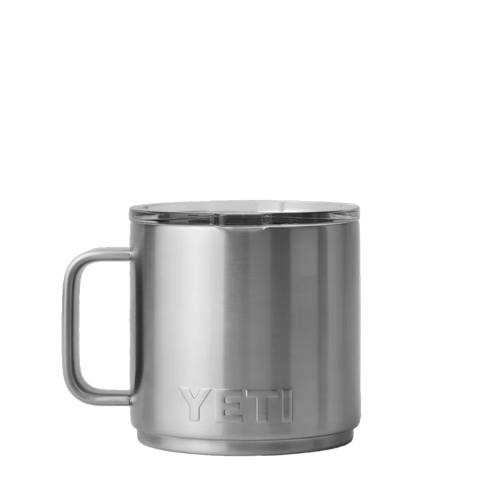 YETI Rambler® Handle Mug 2.0 with DuraSip™ Ceramic Liner 14 oz Stainless Steel 
