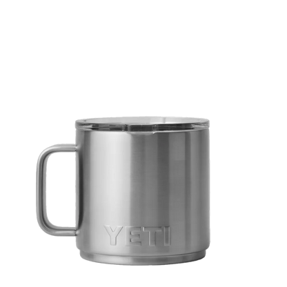 YETI Rambler® Handle Mug 2.0 with DuraSip™ Ceramic Liner 14 oz Stainless Steel 