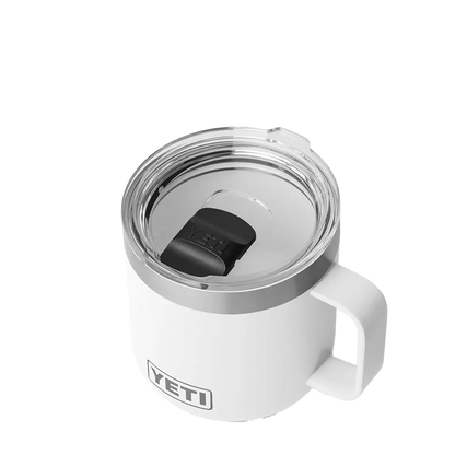 YETI Rambler® Handle Mug 2.0 with DuraSip™ Ceramic Liner 14 oz White 