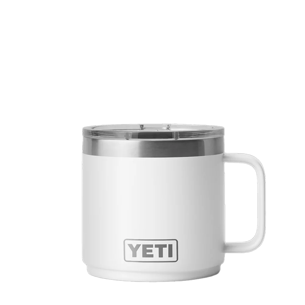 YETI Rambler® Handle Mug 2.0 with DuraSip™ Ceramic Liner 14 oz White 