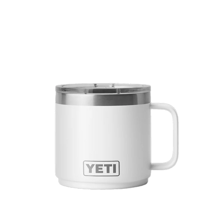 YETI Rambler® Handle Mug 2.0 with DuraSip™ Ceramic Liner 14 oz White 