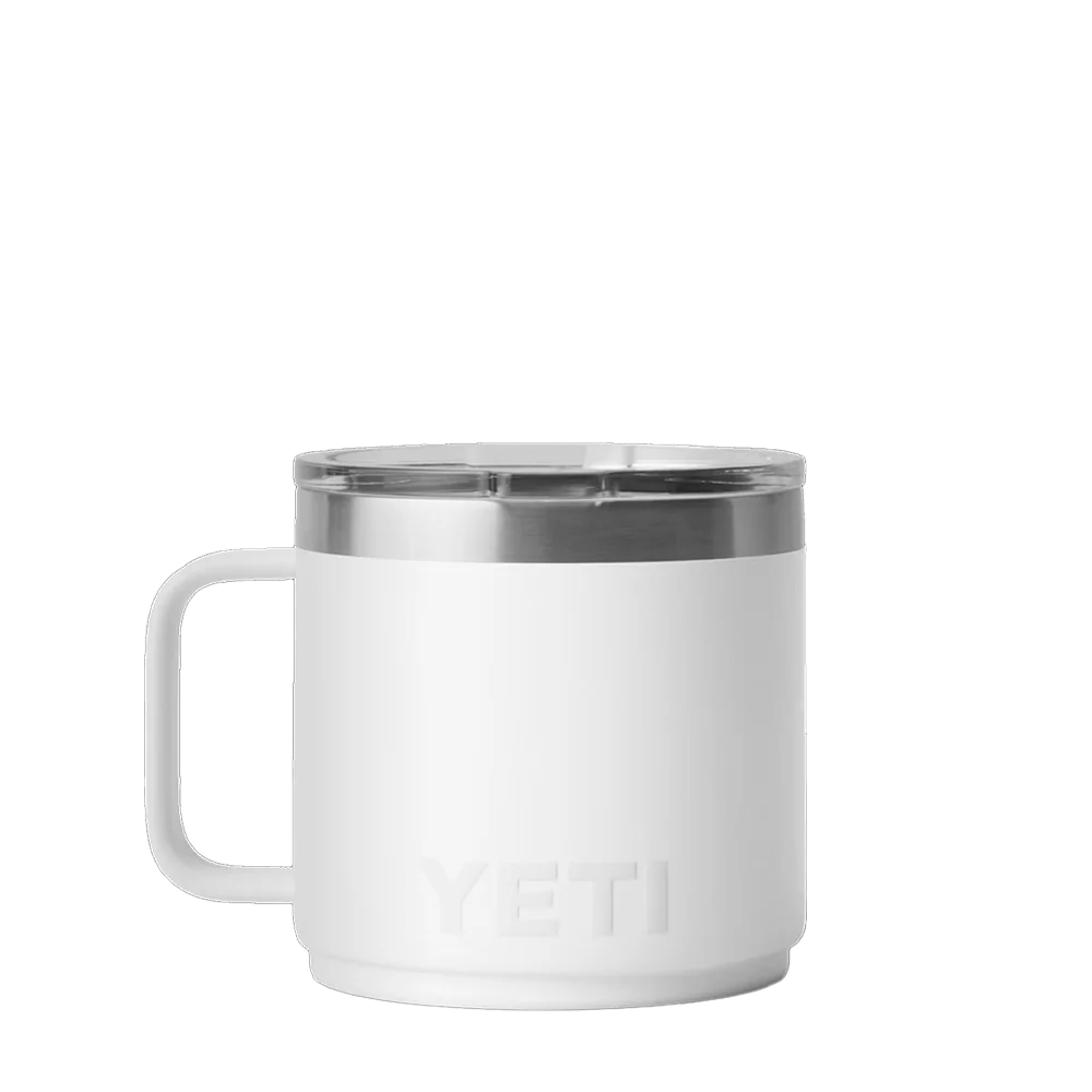 YETI Rambler® Handle Mug 2.0 with DuraSip™ Ceramic Liner 14 oz White 