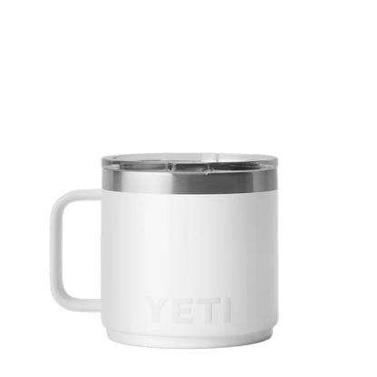 YETI Rambler® Handle Mug 2.0 with DuraSip™ Ceramic Liner 14 oz White 