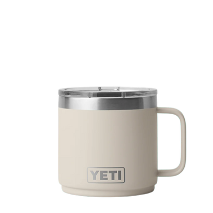 YETI Rambler® Handle Mug 2.0 with DuraSip™ Ceramic Liner 14 oz Cape Taupe 