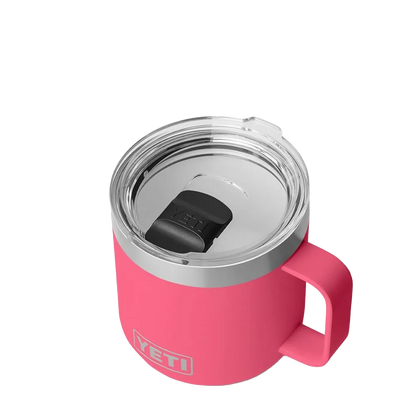 YETI Rambler® Handle Mug 2.0 with DuraSip™ Ceramic Liner 14 oz Tropical Pink 