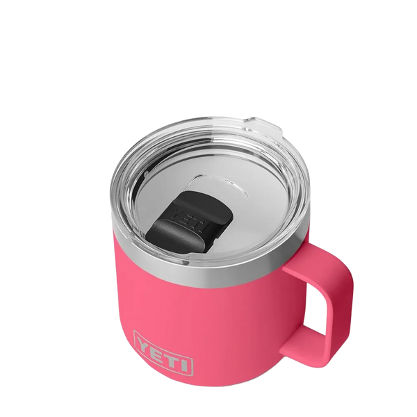 Yeti 14 oz Rambler Stackable Mug with Durasip Ceramic Lining #color_tropical-pink
