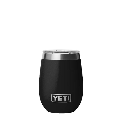 YETI Rambler® Wine Tumbler with DuraSip™ Cermaic Lining 10 oz Black 