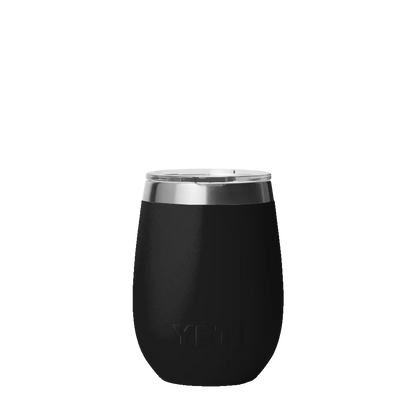 YETI Rambler® Wine Tumbler with DuraSip™ Cermaic Lining 10 oz Black 