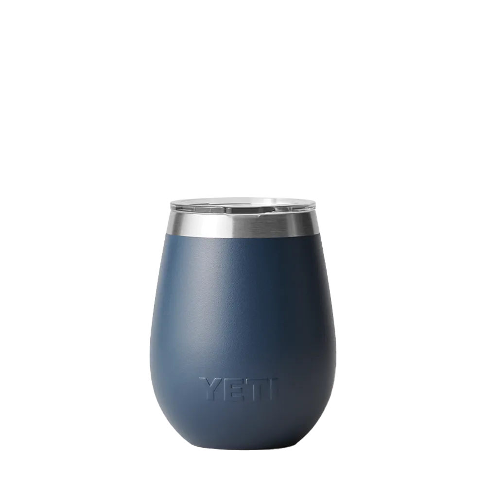 YETI Rambler® Wine Tumbler with DuraSip™ Cermaic Lining 10 oz Navy 