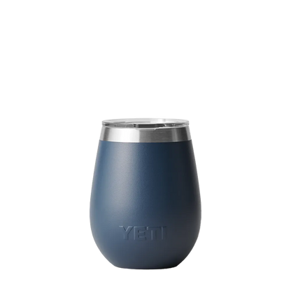YETI Rambler® Wine Tumbler with DuraSip™ Cermaic Lining 10 oz Navy 