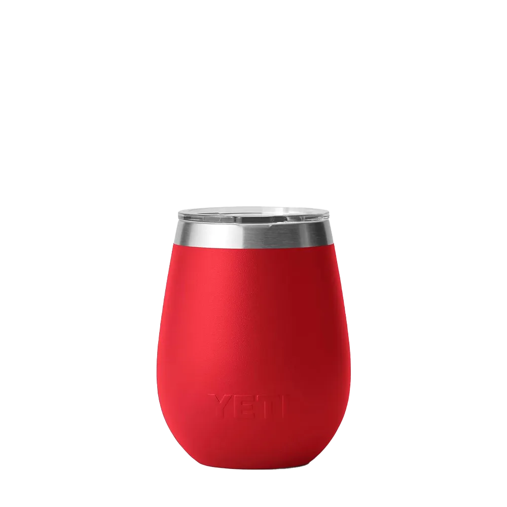 YETI Rambler® Wine Tumbler with DuraSip™ Cermaic Lining 10 oz Rescue Red 