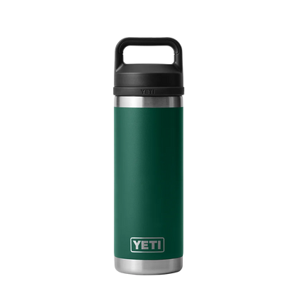 YETI Rambler® Bottle With Chug Cap 18 oz Black Forest Green 