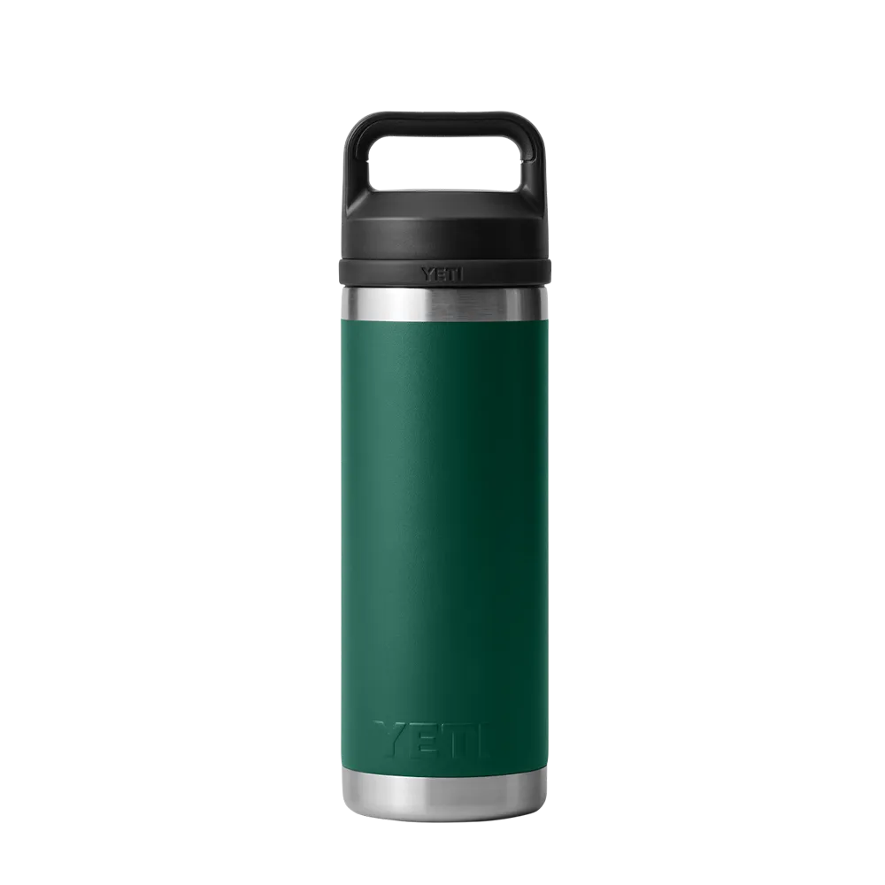 YETI Rambler® Bottle With Chug Cap 18 oz Black Forest Green 
