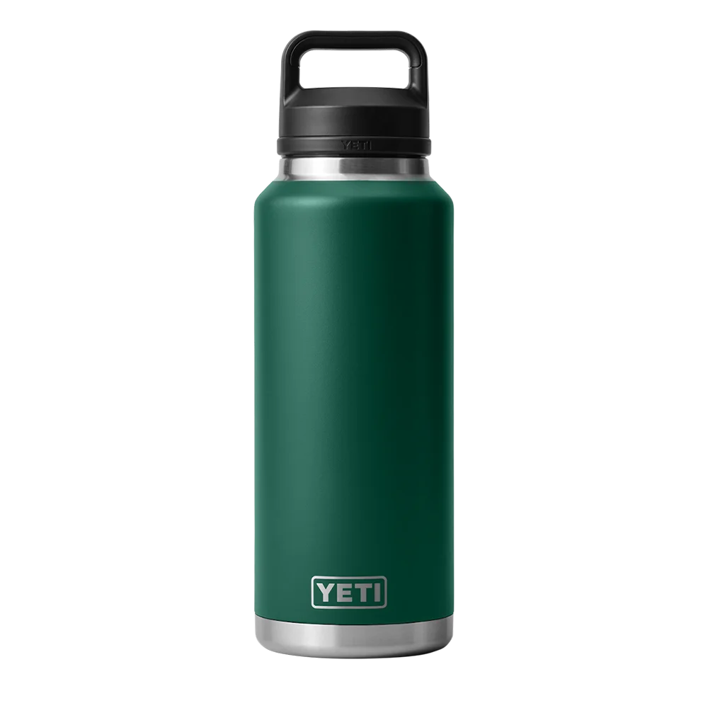 YETI Rambler® Bottle With Chug Cap 46 oz Black Forest Green 