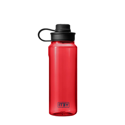 YETI Yonder® Water Bottle with Yonder® Tether Cap 34 oz Rescue Red 