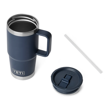 YETI Rambler® Travel Mug with Color-Matched Straw Lid 20 oz