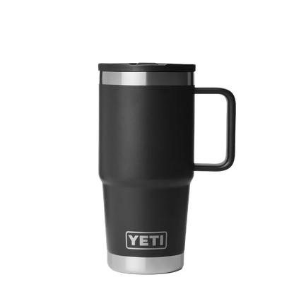 Yeti 20 oz Rambler Travel Mug with Color Match Straw Lid 
