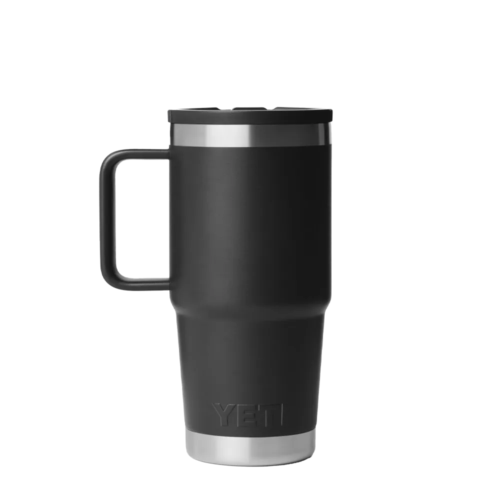 Yeti 20 oz Rambler Travel Mug with Color Match Straw Lid 
