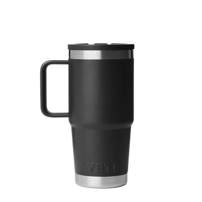 Yeti 20 oz Rambler Travel Mug with Color Match Straw Lid 
