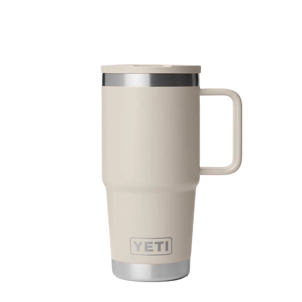 Yeti 20 oz Rambler Travel Mug with Color Match Straw Lid 
