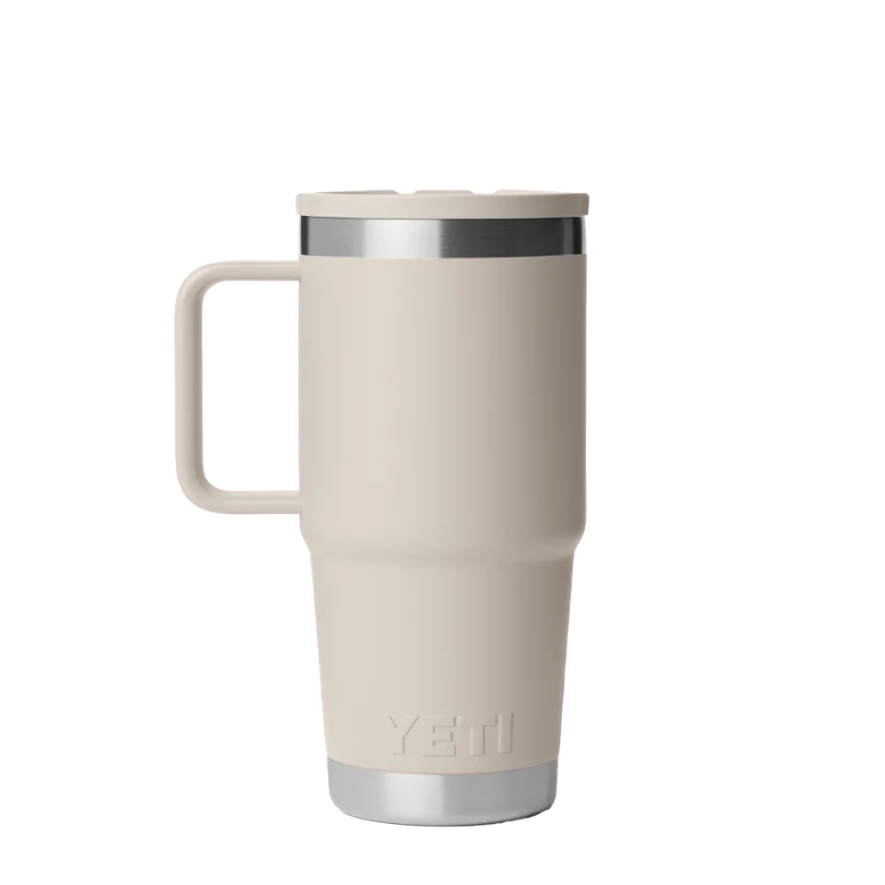 Yeti 20 oz Rambler Travel Mug with Color Match Straw Lid 