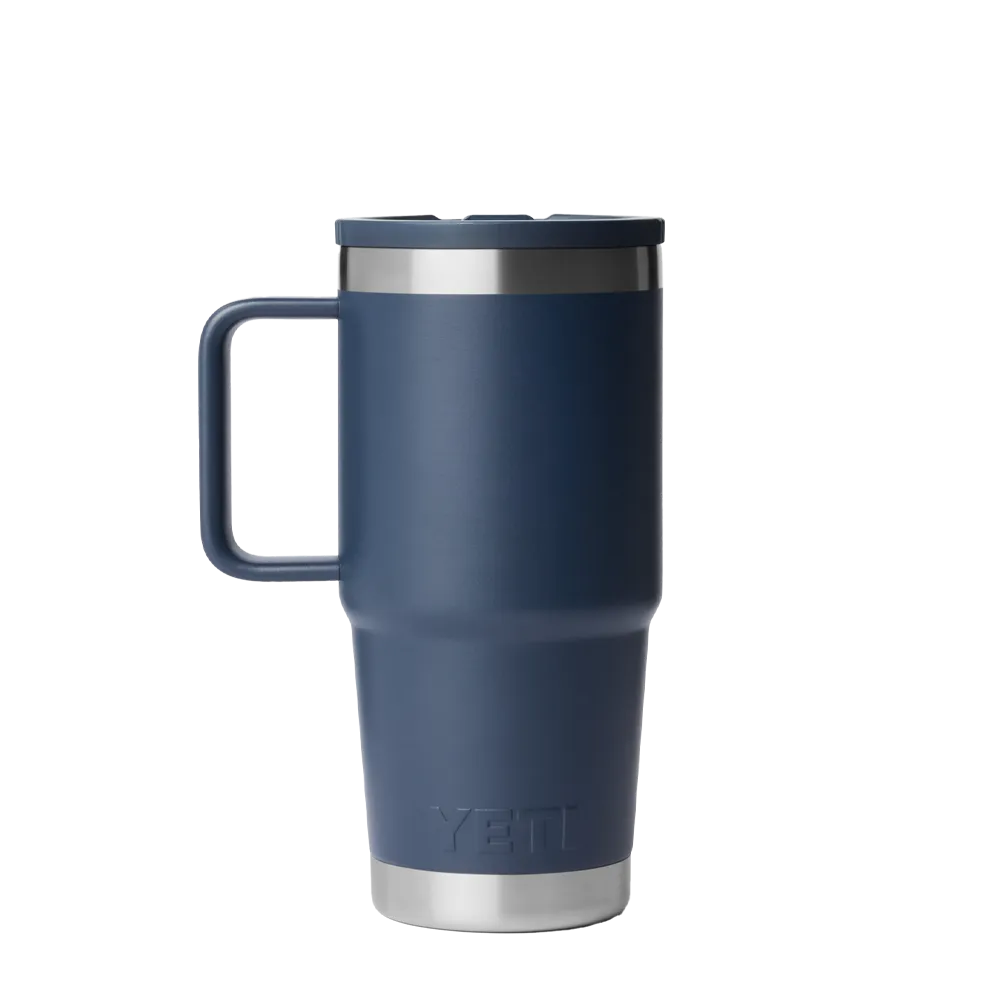 Yeti 20 oz Rambler Travel Mug with Color Match Straw Lid 