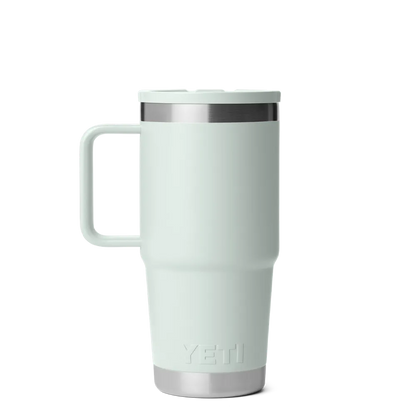 Yeti 20 oz Rambler Travel Mug with Color Match Straw Lid 

