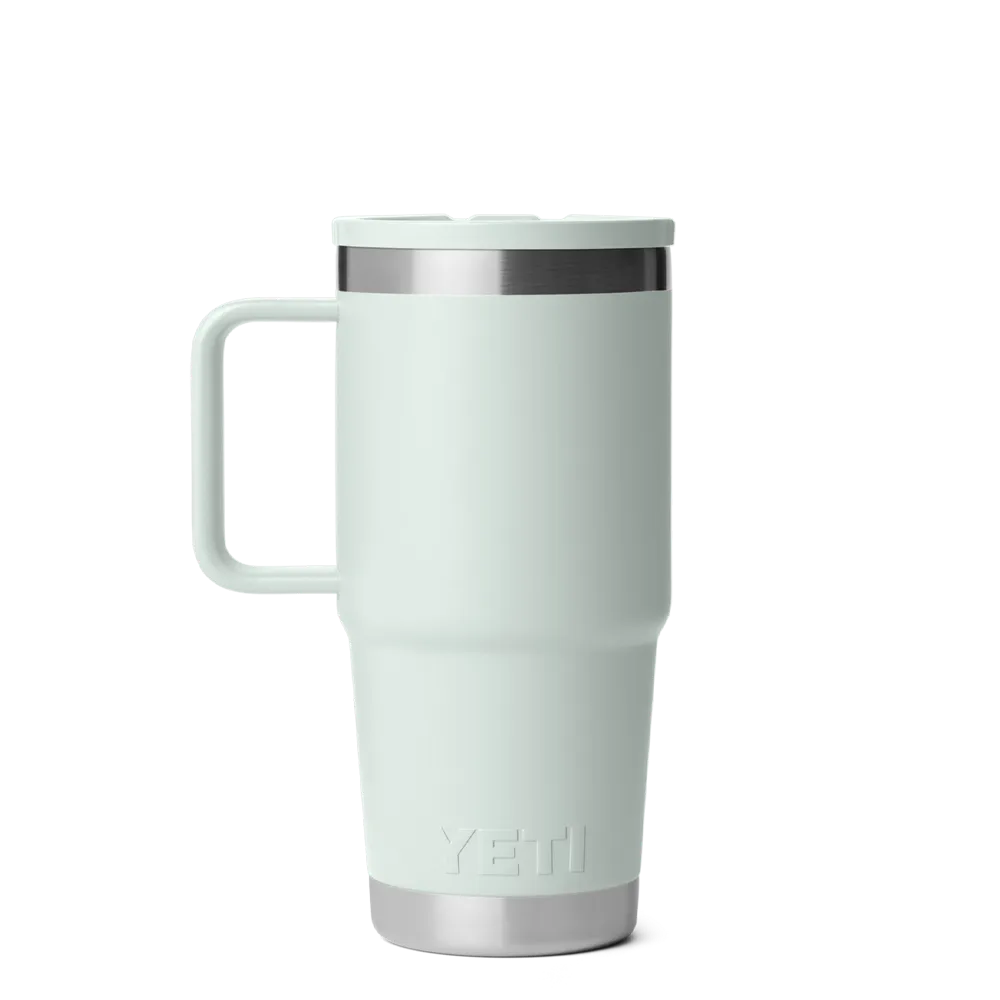 Yeti 20 oz Rambler Travel Mug with Color Match Straw Lid 