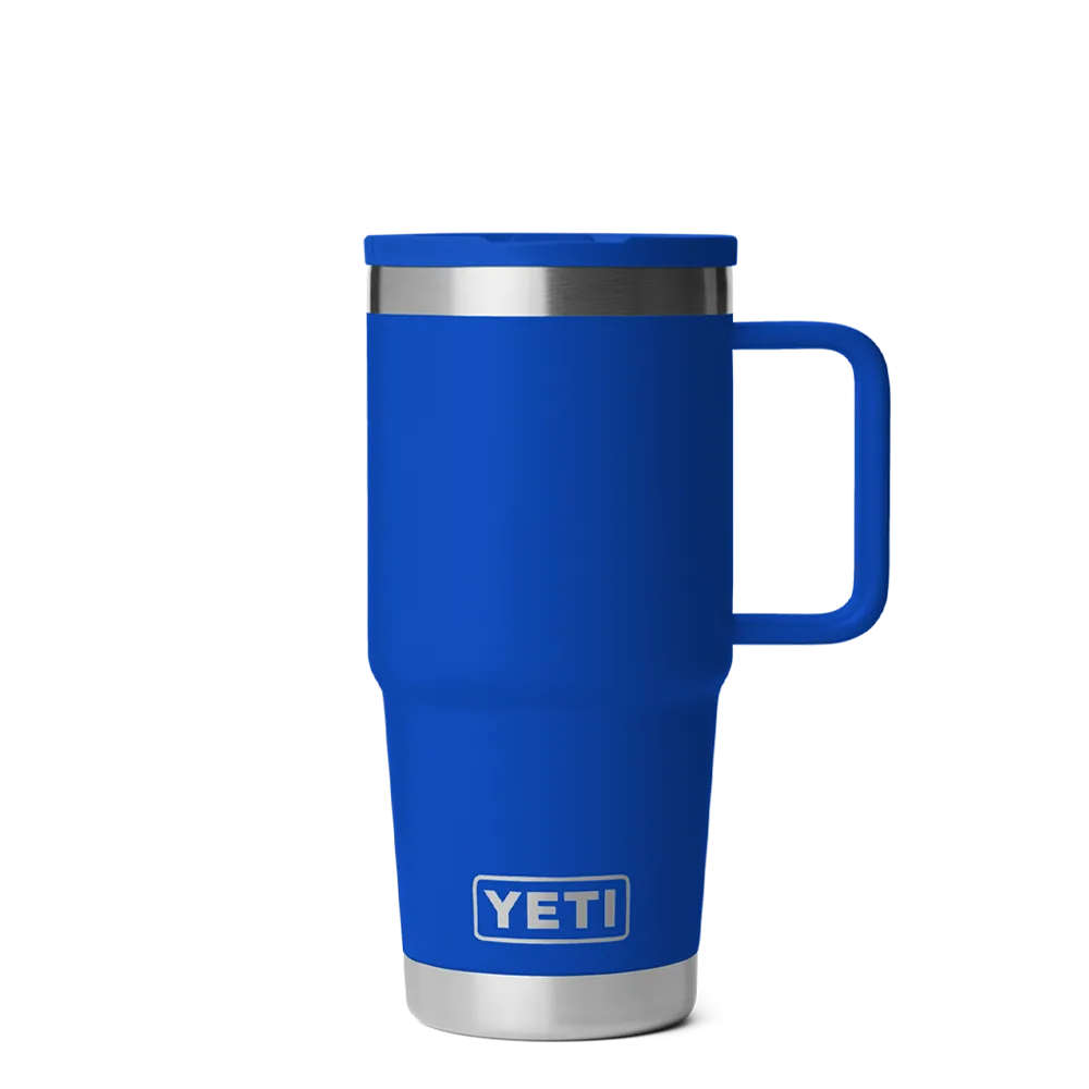 Yeti 20 oz Rambler Travel Mug with Color Match Straw Lid 
