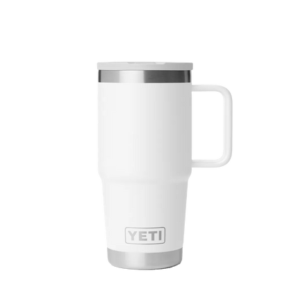 Yeti 20 oz Rambler Travel Mug with Color Match Straw Lid 
