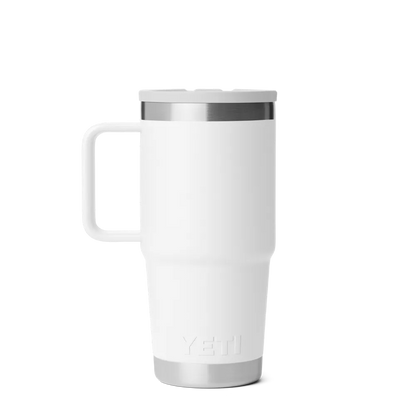 Yeti 20 oz Rambler Travel Mug with Color Match Straw Lid 
