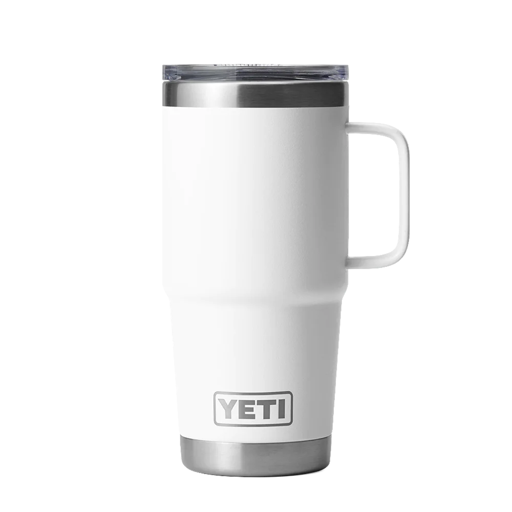YETI Rambler® Travel Mug with Stronghold™ Lid 20 oz White 