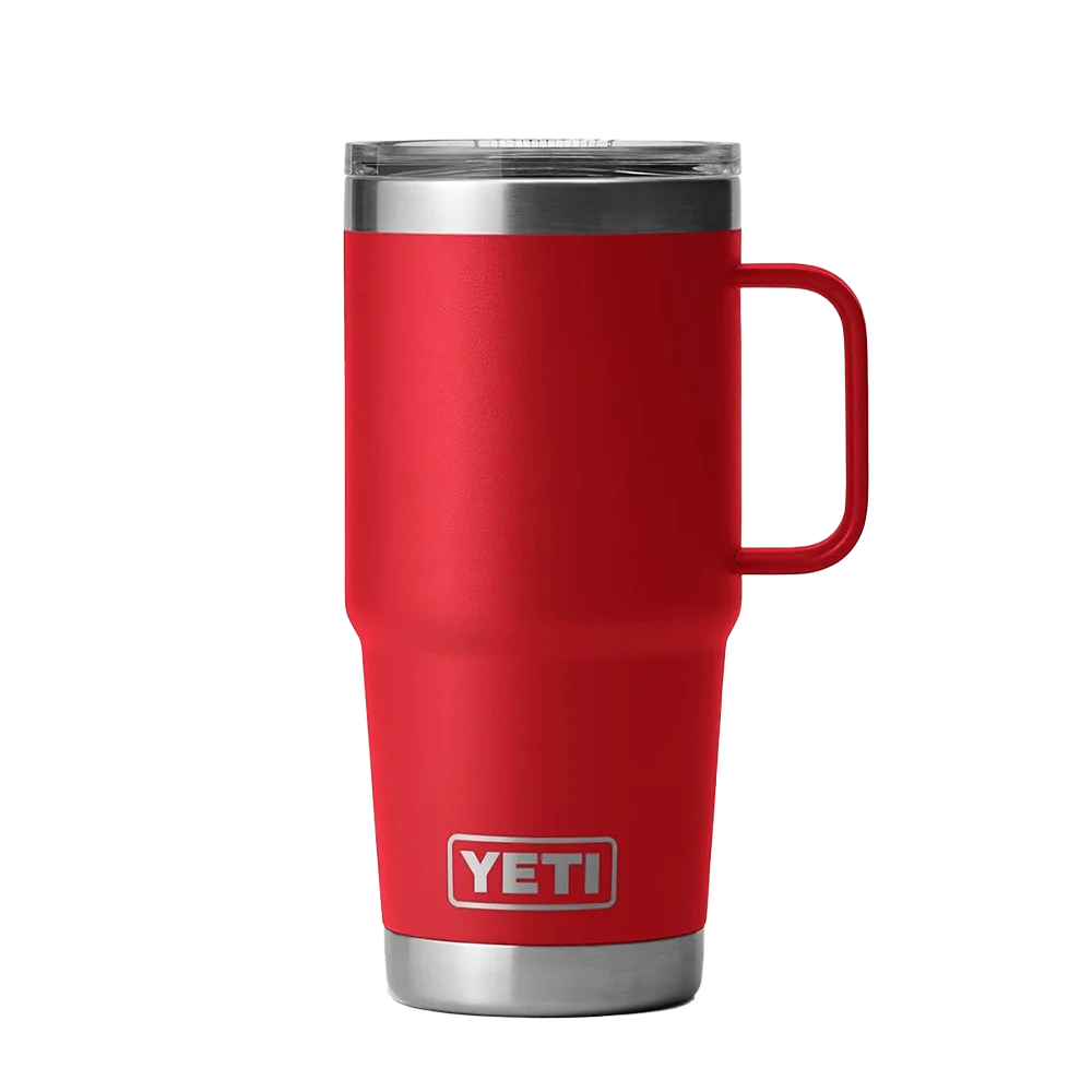 YETI Rambler® Travel Mug with Stronghold™ Lid 20 oz Rescue Red 