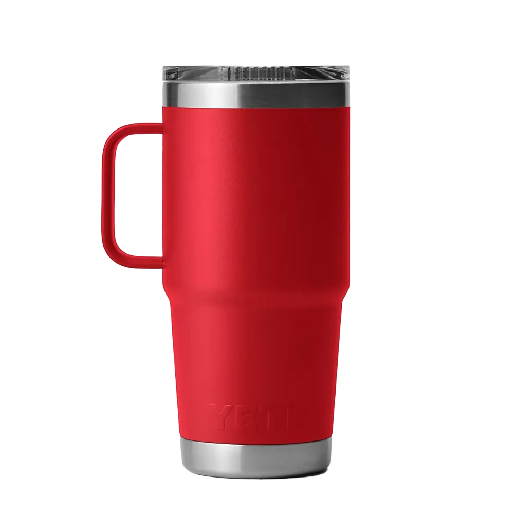 YETI Rambler® Travel Mug with Stronghold™ Lid 20 oz Rescue Red 