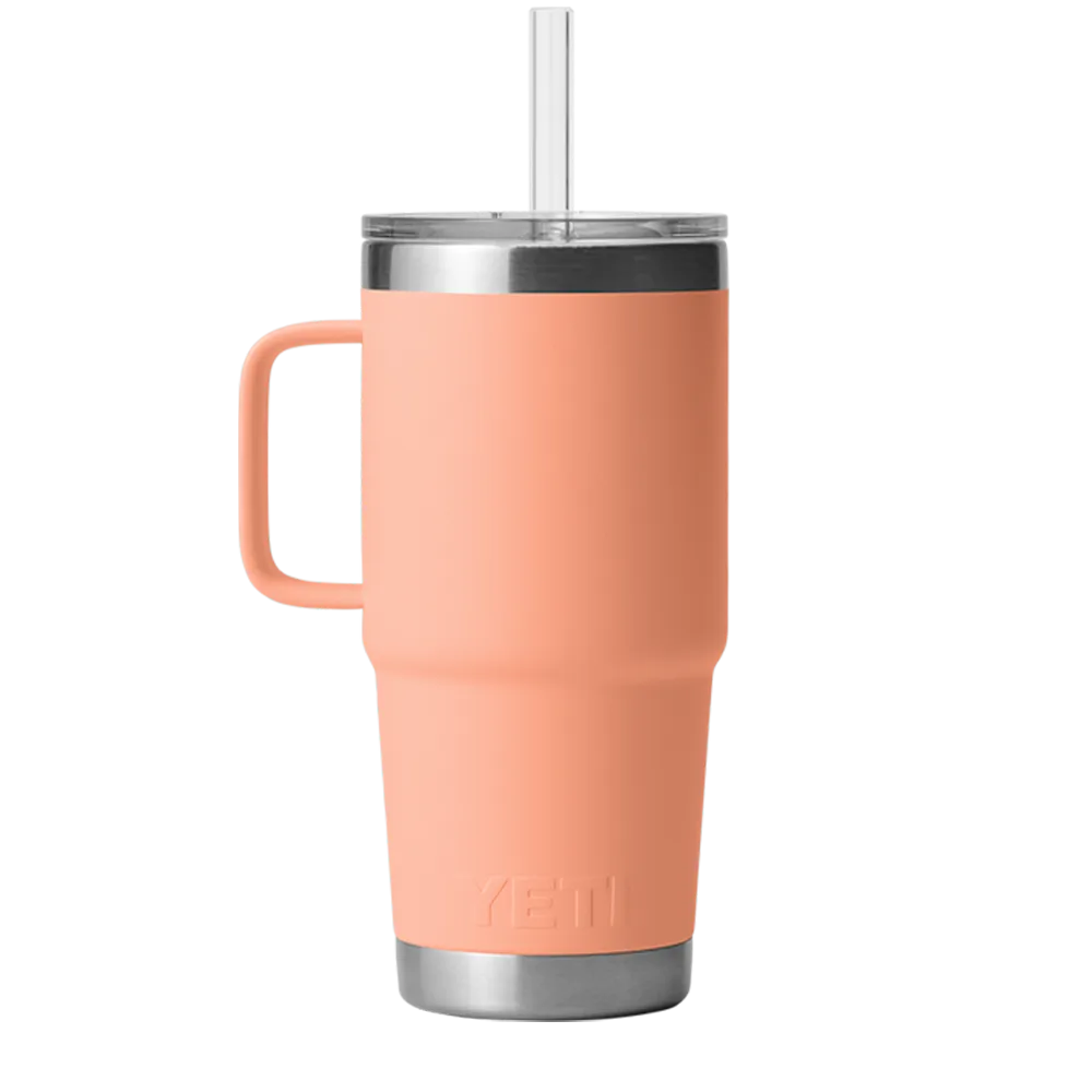 YETI Rambler 25 oz Mug with Straw Lid 