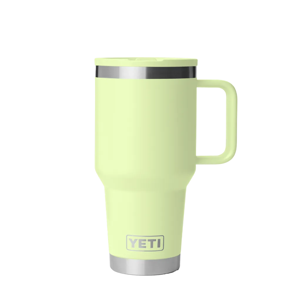 YETI Rambler® Travel Mug with Color-Matched Straw Lid 30 oz Grasshopper 