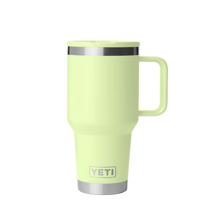 YETI Rambler® Travel Mug with Color-Matched Straw Lid 30 oz Grasshopper 