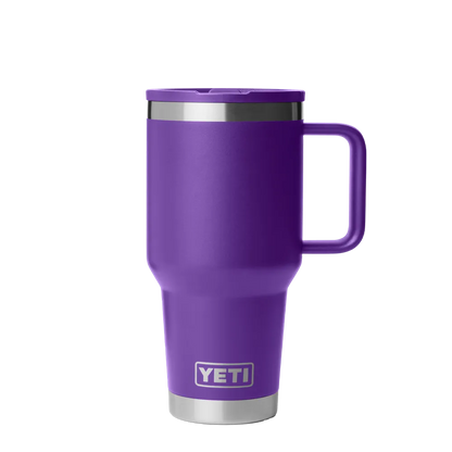 YETI Rambler® Travel Mug with Color-Matched Straw Lid 30 oz Pace Purple 