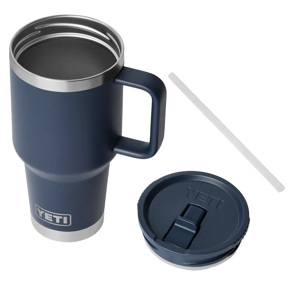 YETI Rambler® Travel Mug with Color-Matched Straw Lid 30 oz